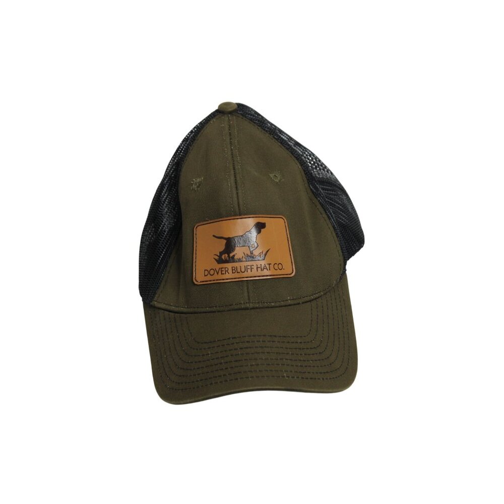 Dover Bluff Hat Co. Green Adjustable Mesh Outdoor Hunting Hat Cap OSFM